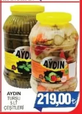 Aydin Turşu 5 Lt Çeşi̇Tleri̇