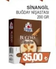 Sinangil Buğday Nişastası 200 Gr