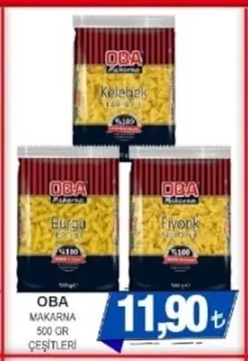 Oba Makarna 500 Gr Çeşi̇Tleri̇