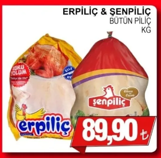 Erpi̇Li̇Ç & Şenpi̇Li̇Ç Bütün Pi̇Li̇Ç Kg