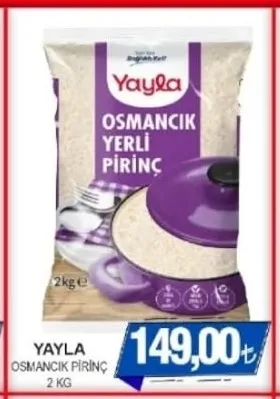 Yayla Osmancik Pi̇Ri̇Nç 2 Kg