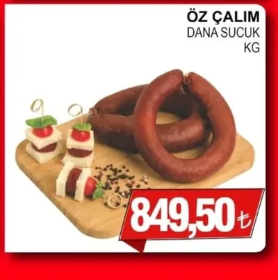 Öz Çalim Dana Sucuk Kg