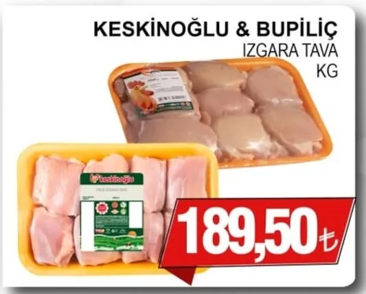 Keski̇Noğlu & Bupi̇Li̇Ç Izgara Tava Kg