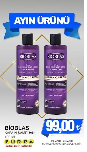 Bioblas Kafein Şampuan 400 Ml