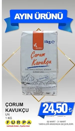 Çorum Kavukçu Un 1 Kg