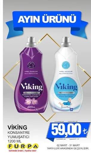 Viking Konsantre Yumuşatıcı 1200 Ml