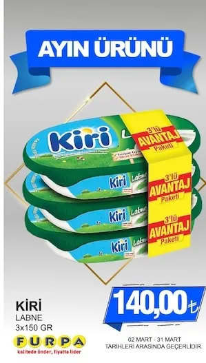 Kiri Labne 3X150 Gr