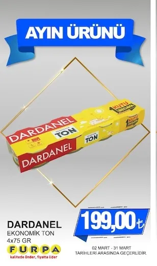 Dardanel Ekonomik Ton 4X75 Gr