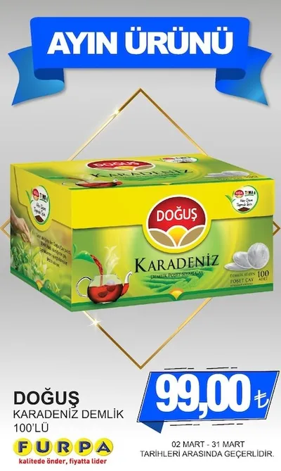 Doğuş Karadeniz Demlik 100'Lü