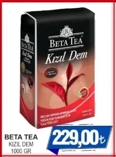 Beta Tea Kızıl Dem 1000 Gr