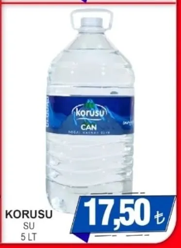 Korusu Su 5 Lt
