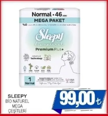 Sleepy Bio Naturel Mega Çeşitleri