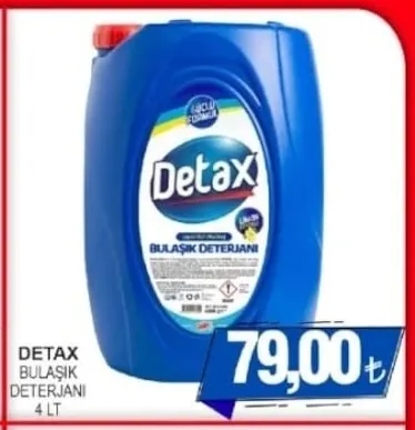 Detax Bulaşık Deterjanı 4 Lt