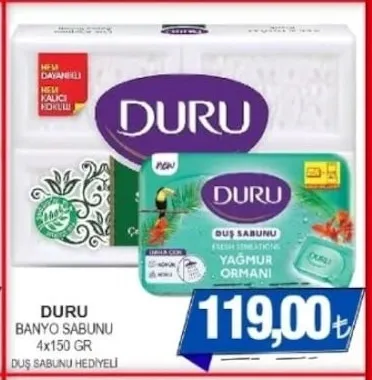 Duru Banyo Sabunu 4X150 Gr
