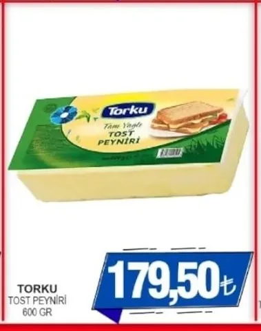 Torku Tost Peyniri 600 Gr