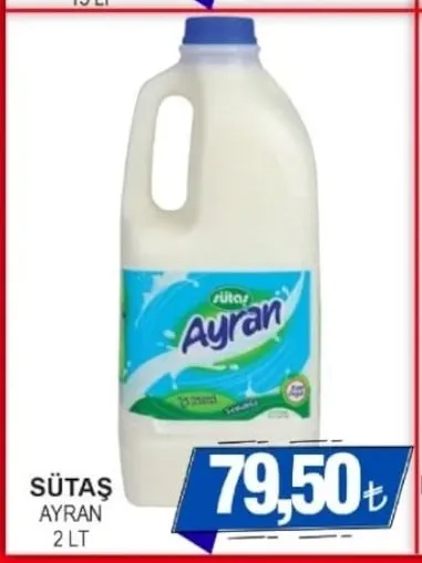Sütaş Ayran 2 Lt
