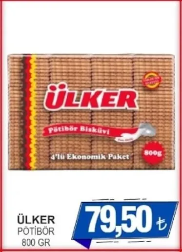 Ülker Pötibör 800 Gr