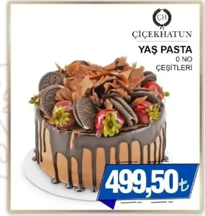 Çiçekhatun Yaş Pasta 0 No Çeşitleri