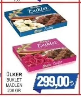 Ülker Buklet Madlen 208 Gr