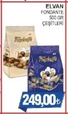 Elvan Fondante 500 Gr Çeşitleri