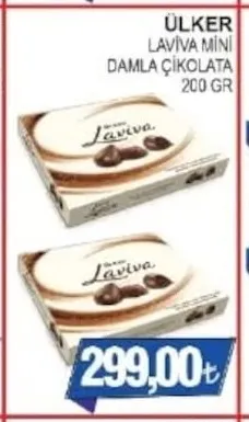Ülker Laviva Mini Damla Çikolata 200 Gr