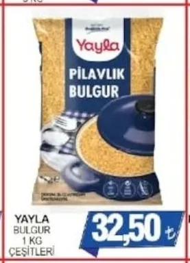 Yayla Pilavlık Bulgur 1 Kg