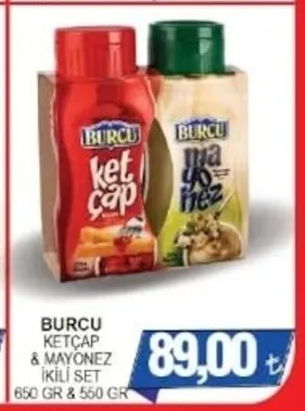 Burcu Ketçap & Mayonez İkili Set