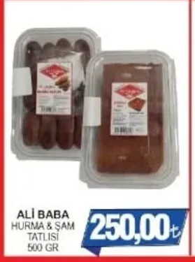 Ali Baba Hurma & Şam Tatlısı 500 Gr