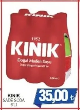 Kinik Sade Soda 6'Li