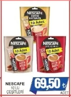 Nescafe 10'Lu Çeşitleri