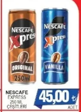 Nescafe Express 250 Ml Çeşitleri