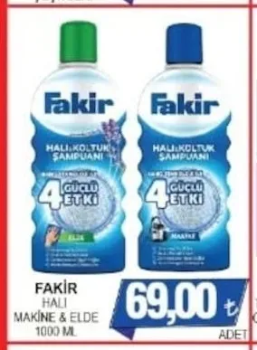 Fakir Hali Makine & Elde 1000 Ml
