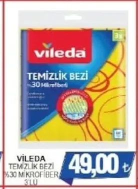 Vıleda Temızlık Bezı %30 Mıkrofıber 3'Lü
