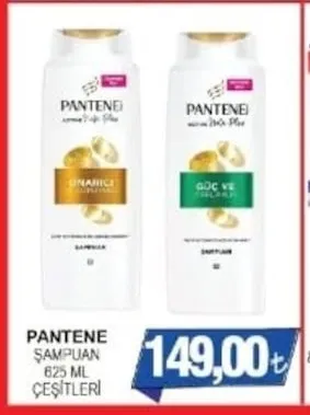 Pantene Şampuan 625 Ml Çeşitleri