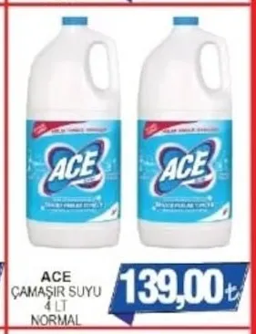 Ace Çamaşır Suyu 4 Lt Normal