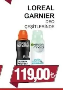 Loreal Garnier Deo Çeşitlerinde