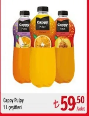 Cappy Pulpy 1 L Çeşitleri