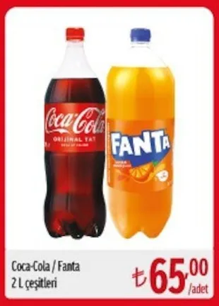 Coca-Cola / Fanta 2 L Çeşitleri