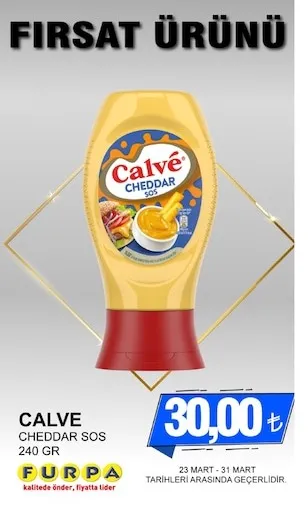 Calve Cheddar Sos 240 Gr