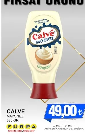 Calve Mayonez 380 Gr