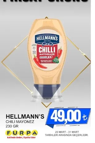 Hellmann'S Chili Mayonez 230 Gr