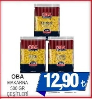 Oba Makarna 500 Gr Çeşitleri