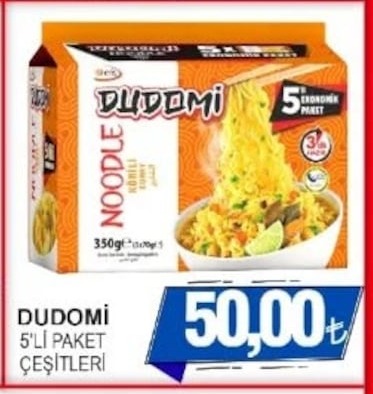 Dudomi 5'Li Paket Çeşitleri