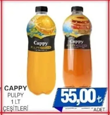 Cappy Pulpy 1 Lt Çeşitleri