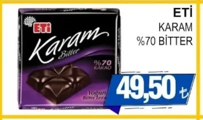 Eti Karam %70 Bitter