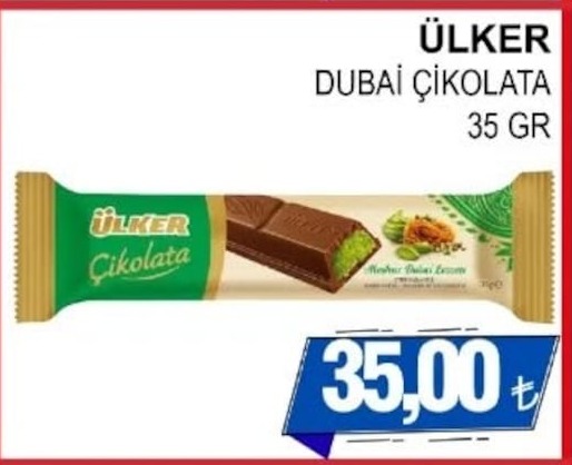 Ülker Dubai Çikolata 35 Gr