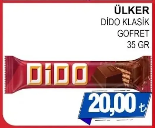 Ülker Dido Klasik Gofret 35 Gr