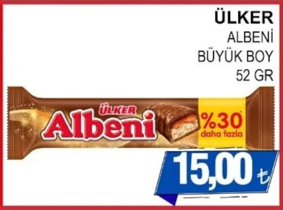 Ülker Albeni Büyük Boy 52 Gr