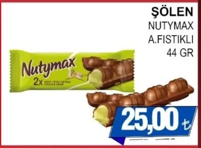 Şölen Nutymax A.Fistikli 44 Gr