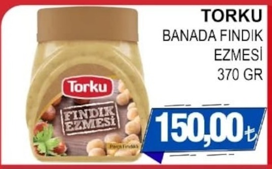 Torku Banada Fındık Ezmesi 370 Gr
